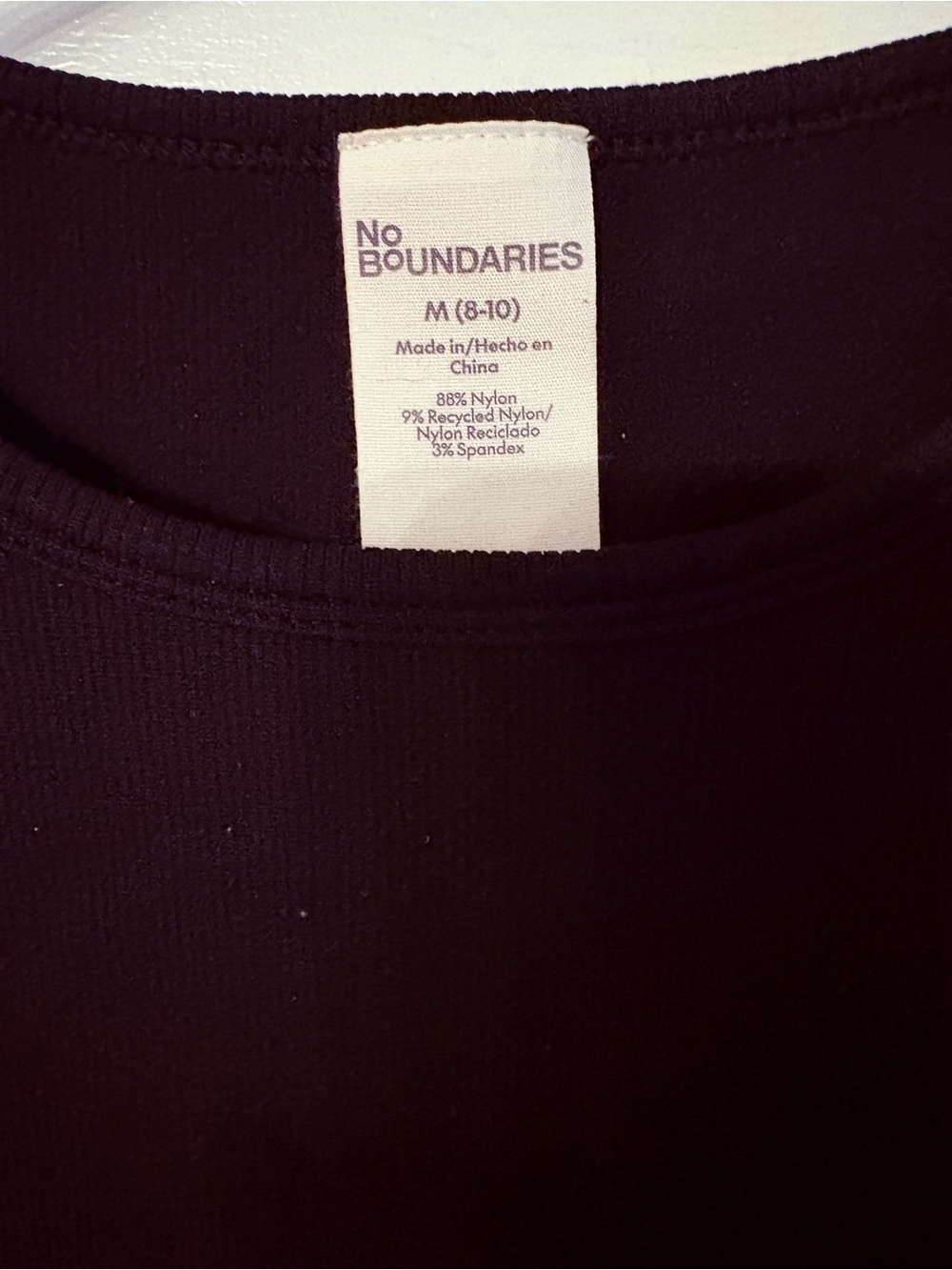No Boundaries Black Short Sleeve Crew Neck Tee - Picture 2 of 5